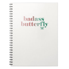 Notitieboek voor Badass Butterfly