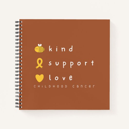 notitieboek voor bewustwording van kanker bij kind (Voorkant)