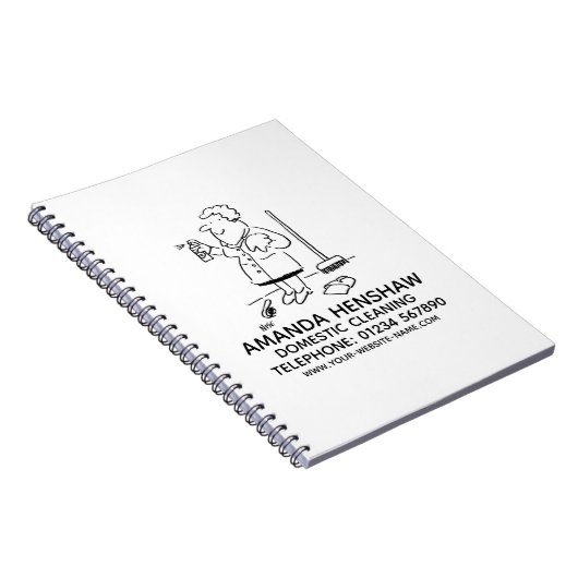 Notitieboek voor binnenlandse schoonmaakacties (Rechterzijde)