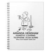 Notitieboek voor binnenlandse schoonmaakacties (Voorkant)