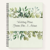Notitieboek voor bruiloft - Gepersonaliseerd (Voorkant)