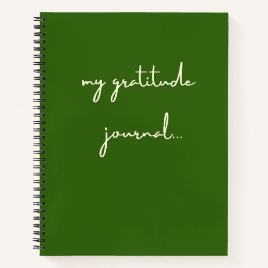 notitieboek voor dankbaarheid tijdschrift (Voorkant)