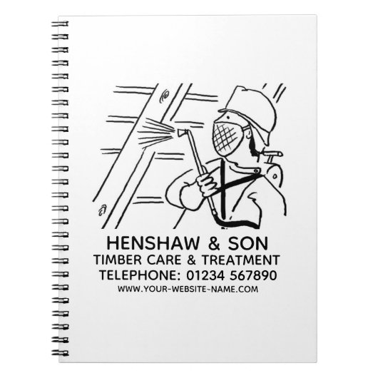 Notitieboek voor de behandeling van hout en houtpr (Voorkant)