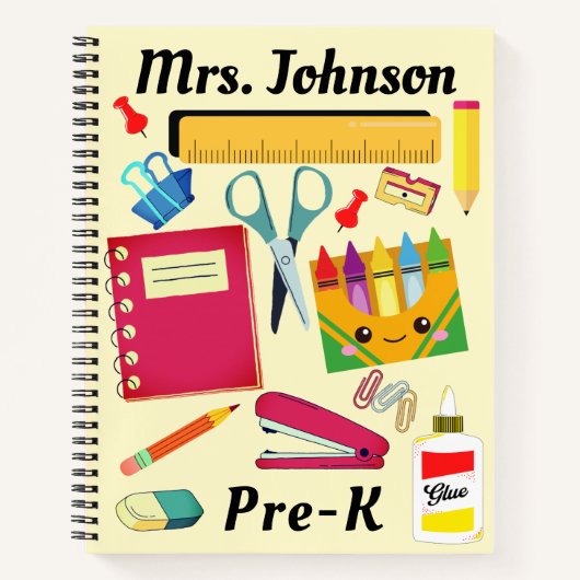 Notitieboek voor de verstrekking van schoolbenodig (Voorkant)