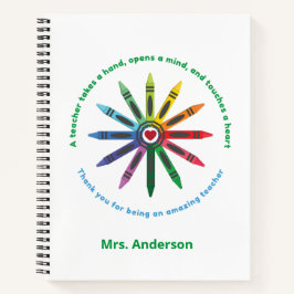 Notitieboek voor de waardering van leraren