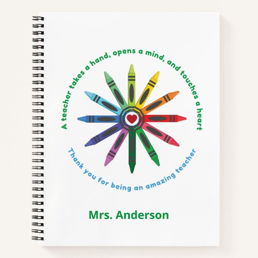 Notitieboek voor de waardering van leraren (Voorkant)