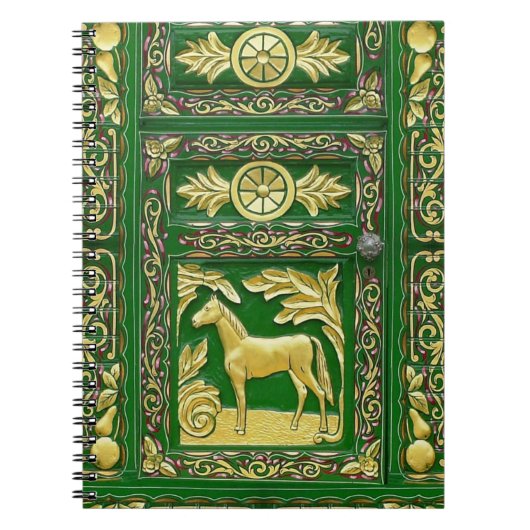 Notitieboek voor details van zigeunerdeur (Voorkant)