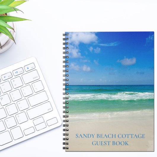 Notitieboek voor Eigen Beach House Guest Book Ocea