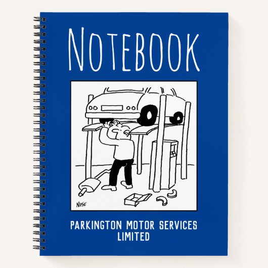 Notitieboek voor garage monteur (Voorkant)