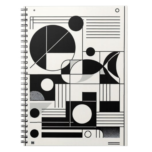 Notitieboek voor Geometrische Moderne Kunst (Voorkant)