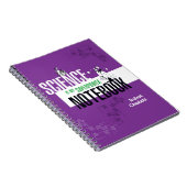 Notitieboek voor gepersonaliseerd wetenschapbiolog (Rechterzijde)