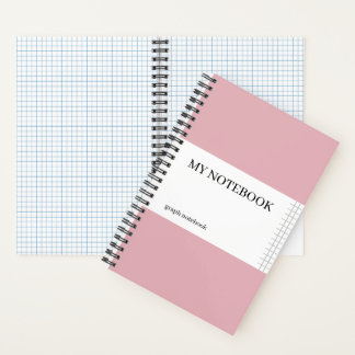 Notitieboek voor grafisch papier - koraal