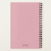 Notitieboek voor grafisch papier - koraal (Achterkant)