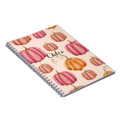 notitieboek voor herfst+autum, pompoenen (Rechterzijde)