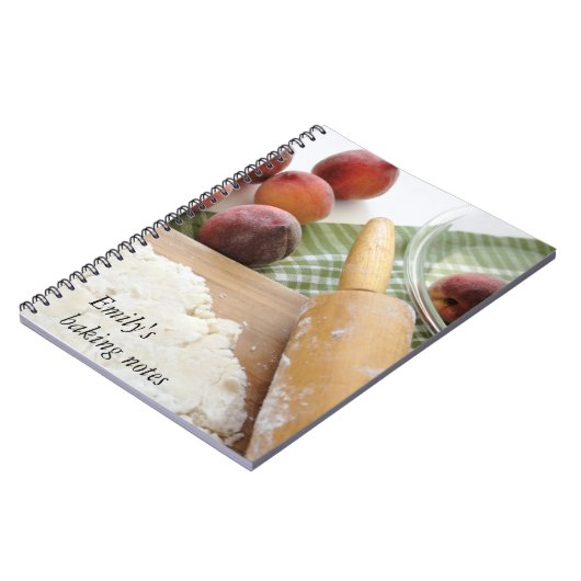 notitieboek voor het bakken van perzikpasteien (Linkerzijde)
