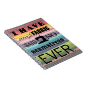 Notitieboek voor het naaien van niet voldoende tex (Rechterzijde)