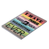 Notitieboek voor het naaien van niet voldoende tex (Linkerzijde)