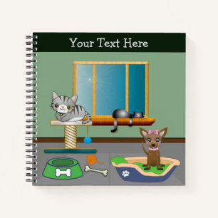 Notitieboek voor huisdierliefhebbers - Knuffel cad