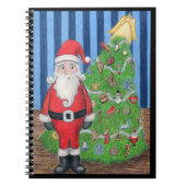 Notitieboek voor kerstbomen en kerstbomen (Voorkant)