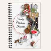 Notitieboek voor kerstfeestfavorieten Spiral Recip (Voorkant)