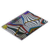 Notitieboek voor kleurrijke optische illusie (Linkerzijde)