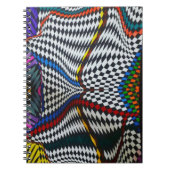 Notitieboek voor kleurrijke optische illusie (Voorkant)