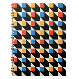 Notitieboek voor kleurrijke vierkantjes