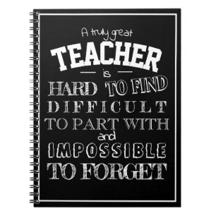 Notitieboek voor lerarenwaardering Dank je cadeau