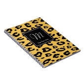 Notitieboek voor luipdruk | Dierlijke monogram (Rechterzijde)