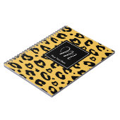 Notitieboek voor luipdruk | Dierlijke monogram (Linkerzijde)