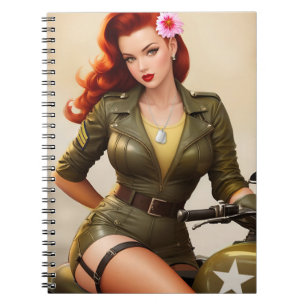 Notitieboek voor militaire motorfietsen