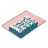 Notitieboek voor motivatie prijsopgave (Linkerzijde)