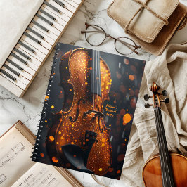 Notitieboek voor Muziekleraar Violinist Student