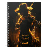 Notitieboek voor Muziekleraar Violinist Student (Voorkant)