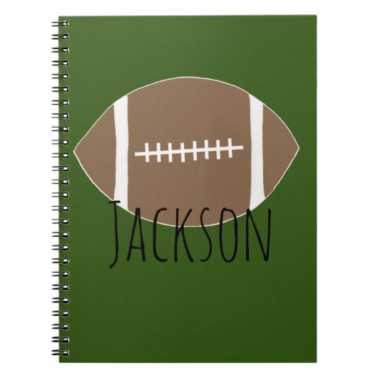 Notitieboek voor persoonlijk Football (Voorkant)