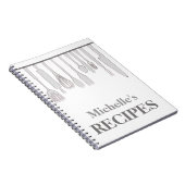 Notitieboek voor persoonlijk keukengerei (Rechterzijde)