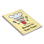 Notitieboek voor persoonlijk recept | kokosvormig  (Rechterzijde)