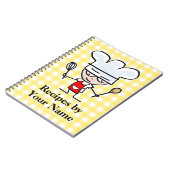 Notitieboek voor persoonlijk recept | kokosvormig  (Linkerzijde)