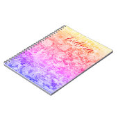 Notitieboek voor persoonlijke meisjesnaam (Linkerzijde)