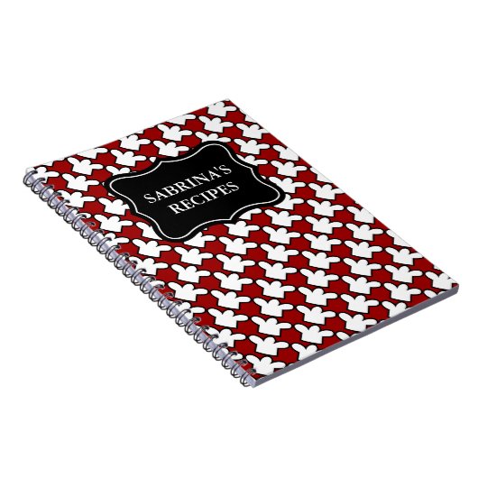 Notitieboek voor persoonlijke naam | Recept-kookbo (Rechterzijde)