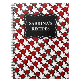 Notitieboek voor persoonlijke naam | Recept-kookbo