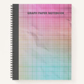 NOTITIEBOEK VOOR RAINBOW GRAPH PAPIER ONTWERP (Voorkant)