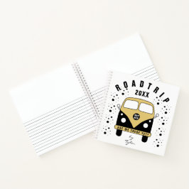 Notitieboek voor reisschetsen op de weg