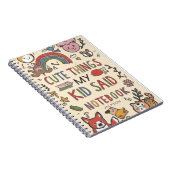 Notitieboek voor Schattige offertes van Mijn kind (Rechterzijde)