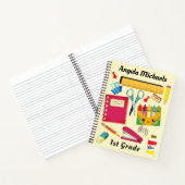 Notitieboek voor schoolbenodigdheden van studenten (Binnen)