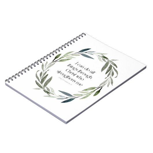 Notitieboek voor scripts | Filippijnen 4:13 (Linkerzijde)