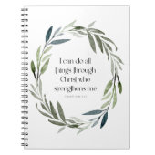 Notitieboek voor scripts | Filippijnen 4:13 (Voorkant)