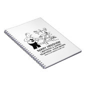 Notitieboek voor speciale acties voor timmerhout e (Rechterzijde)