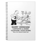 Notitieboek voor speciale acties voor timmerhout e (Voorkant)