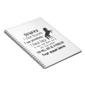 Notitieboek voor speciale foto's van paardenrenner (Rechterzijde)